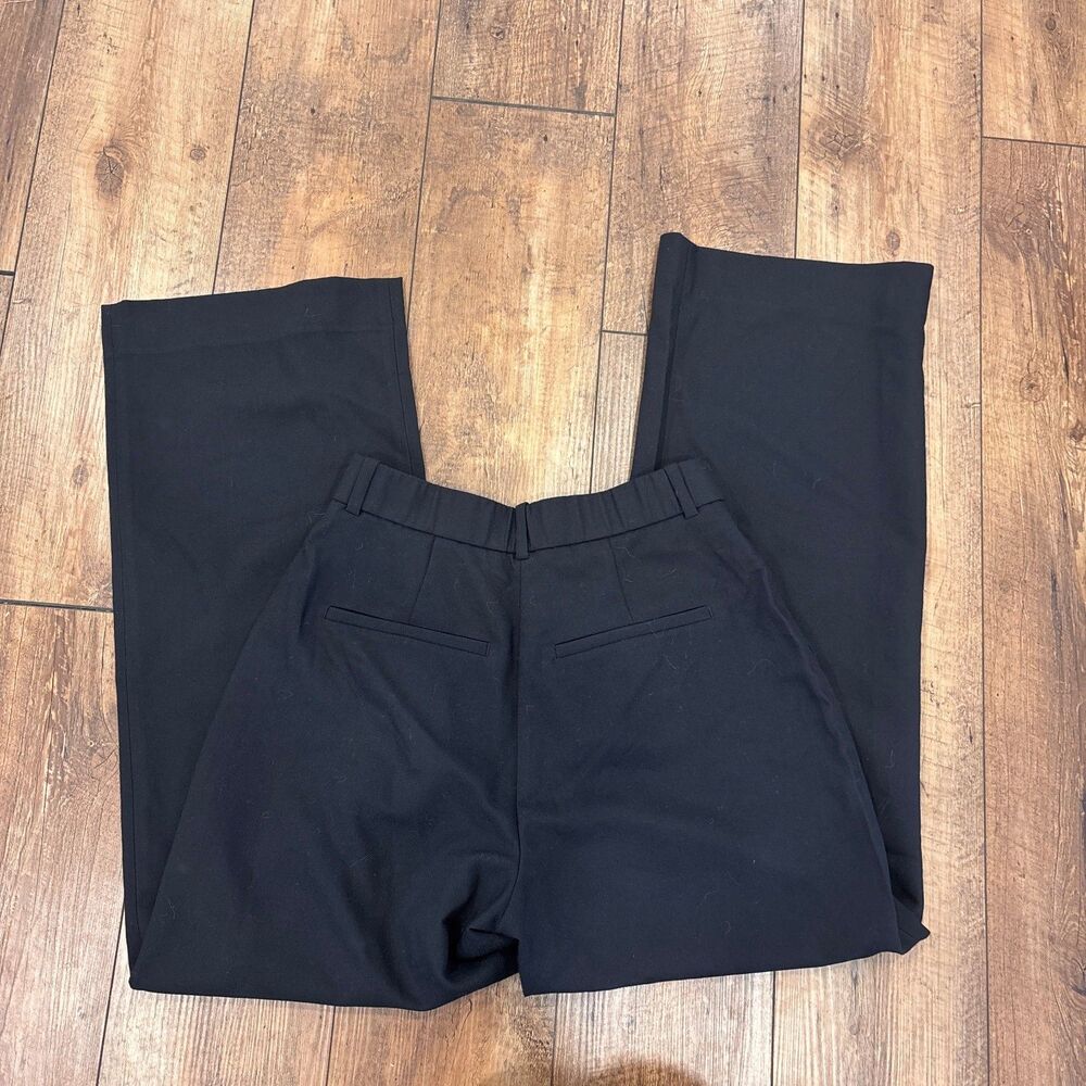 NEW Abercrombie & Fitch Sloane Tailored Pants Wide Leg High Rise Black Sz 28R - Picture 8 of 12